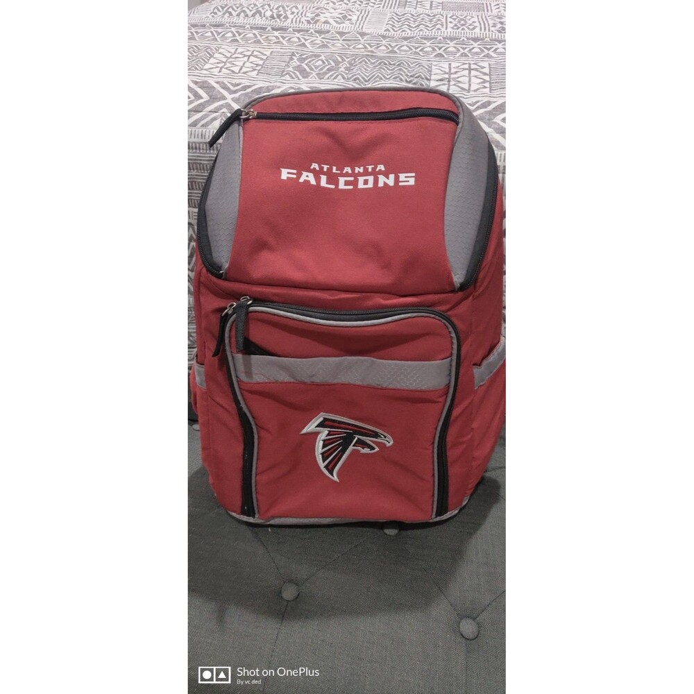 Rawlings Atlanta Falcons NFL Football Backpack - Red Gray Black
